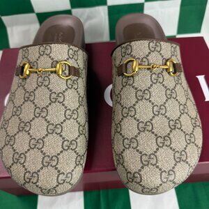 Gucci Brown Slides Sandals